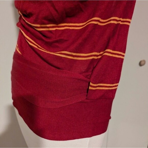 BCBG MAXAZRIA Wrap Knit Sweater Top, Silk Blend Size Large - Picture 7 of 8